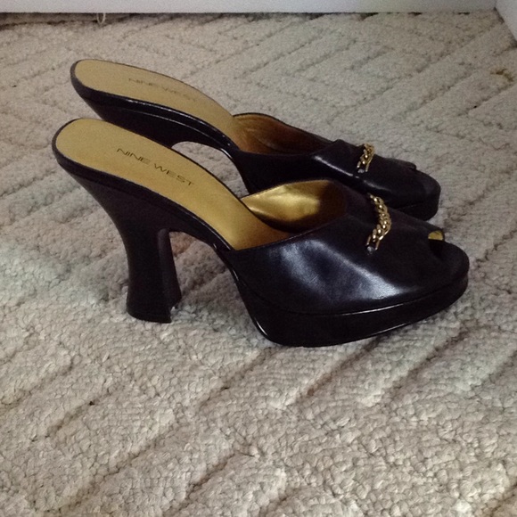 Nine West Shoes - Nine West Genuine Leather Mules